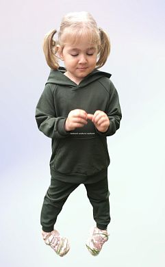 "МоёДитё" костюм худи с капюшоном + штаны хаки КС188 ? Великом Новгороде